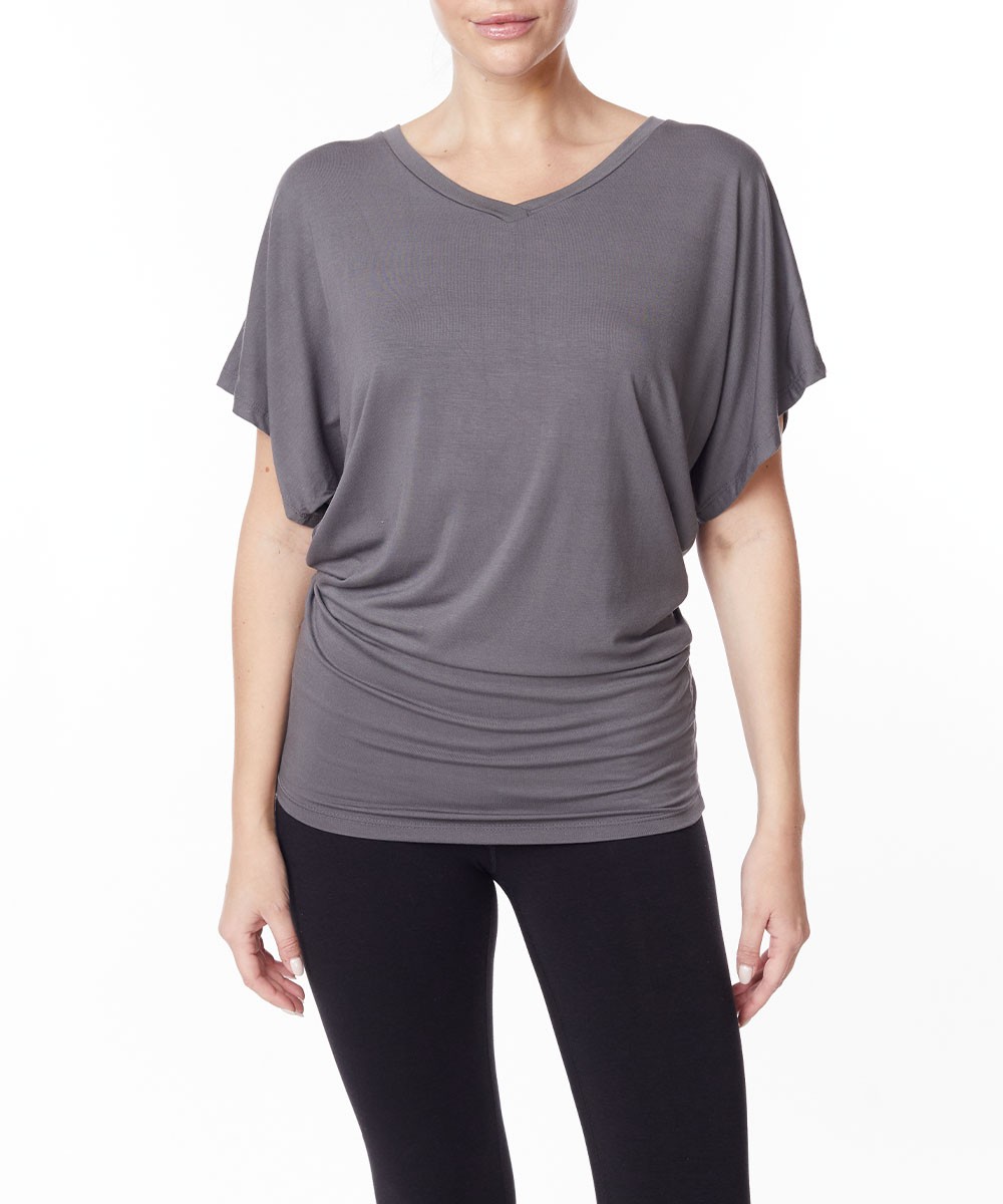 Bamboo SK signature V neck Tunic